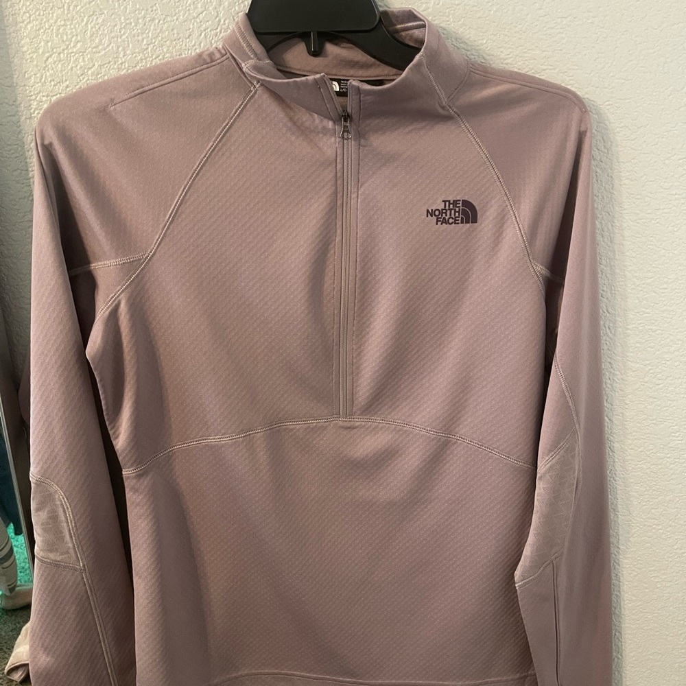 North face quarter zip shirt